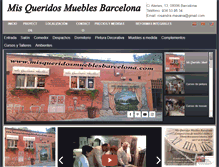 Tablet Screenshot of misqueridosmueblesbarcelona.com